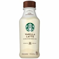 Starbucks® Vanilla Latte Iced Coffee Espresso Beverage