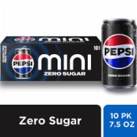 Pepsi Cola® Zero Sugar Soda Mini Cans