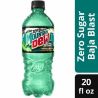 Mountain Dew® Zero Sugar Baja Blast Soda Bottle Perspective: Main