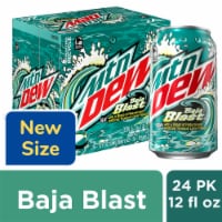 Mountain Dew® Baja Blast Soda Cans Perspective: Main