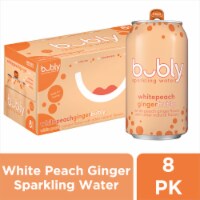bubly White Peach Ginger Sparkling Water