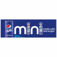 Pepsi Real Sugar Mini Soda Cans Perspective: Main