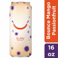 Bubly™ Bounce Caffeinated Mango Passionfruit Flavored Sparkling Water Can Perspective: Main