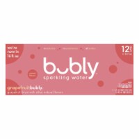 Bubly™ Grapefruit Flavored Sparkling Water Cans Perspective: Main