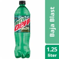 Mountain Dew® Baja Blast Soda Bottle Perspective: Main