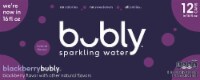 Bubly™ Blackberry Flavored Sparkling Water Cans Perspective: Main