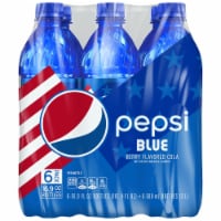 Pepsi Blue Berry Cola Soda Bottles Perspective: Main