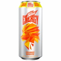 Mountain Dew® Orange Breeze Energy Drink Can Perspective: Main