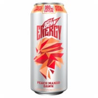 Mountain Dew® Peach Mango Dawn Energy Drink Can Perspective: Main