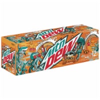 Mountain Dew Baja Punch Soda Cans Perspective: Main