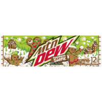 Mountain Dew Gingerbread Snap'd Soda Cans Perspective: Main