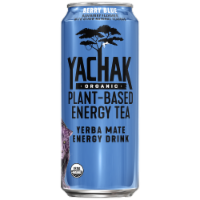 Yachak Berry Blue Yerba Mate Plant-Based Energy Drink Perspective: Main