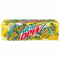 Mountain Dew Baja Gold Soda Cans Perspective: Main