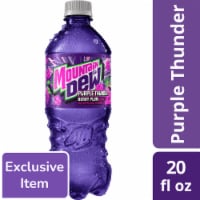Mountain Dew® Purple Thunder Soda Bottle Perspective: Main