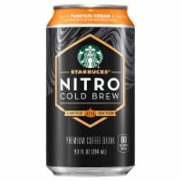 Starbucks Nitro Cold Brew Pumpkin Cream Premium Coffee Drink Perspective: Main
