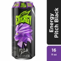Mountain Dew® Pitch Black™ Energy Drink Can Perspective: Main