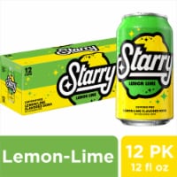 Starry™ Lemon Lime Caffeine Free Soda Cans, 12 pk / 12 fl oz - Kroger