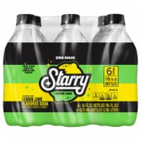 Pepsi Cola® Starry™ Zero Sugar Lemon Lime Caffeine Free Soda Bottles Perspective: Main