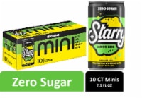 Starry™ Zero Sugar Lemon Lime Caffeine Free Soda Mini Cans Perspective: Main