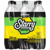 Starry® Lemon Lime Zero Sugar Soda Bottles Perspective: Main