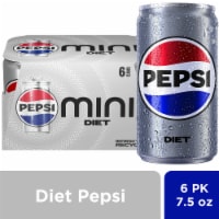 Diet Pepsi Cola Soda Pop Mini Cans Perspective: Main