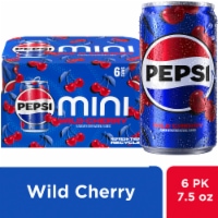 Pepsi Wild Cherry Cola Soda Pop Mini Cans Perspective: Main