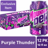 Mountain Dew® Purple Thunder Soda Cans Perspective: Main