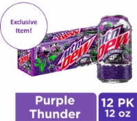 Mountain Dew® Purple Thunder Soda Cans Perspective: Main