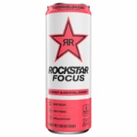 Rockstar Focus™ Watermelon Kiwi Energy Drink Single Can Perspective: Main