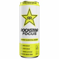 Rockstar Focus™ Zero Sugar Honeydew Melon Energy Drink Perspective: Main