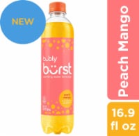 Bubly® Burst Peach Mango Sparkling Water Bottle Perspective: Main
