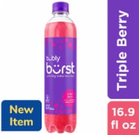 Bubly® Burst Triple Berry Sparkling Water Bottle Perspective: Main
