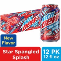 Mountain Dew® Star Spangled Splash Soda Cans Perspective: Main