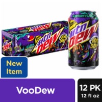 Mountain Dew® Voo Dew Mystery Flavor Soda Cans Perspective: Main