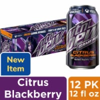 Mountain Dew® Game Fuel Citrus Blackberry Soda Cans Perspective: Main