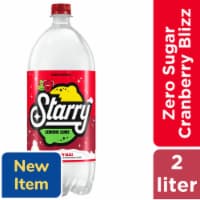 Starry® Zero Sugar Cranberry Blizz Soda Bottle Perspective: Main