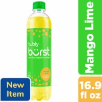Bubly Burst Sparkling Water Beverage Mango Lime Perspective: Main