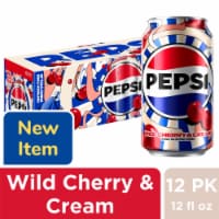 Pepsi® Wild Cherry & Cream Soda Cans Perspective: Main