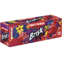 Brisk Fruit Punch Juice Drink Perspective: Main
