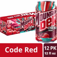Mountain Dew® Code Red Soda Cans