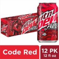 Mountain Dew® Code Red Soda Cans