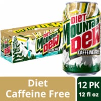 Diet Mountain Dew® Caffeine Free Soda Cans Perspective: Main