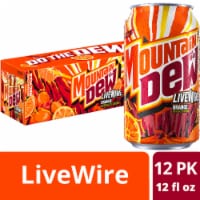 Mountain Dew® Live Wire® Soda Cans Perspective: Main