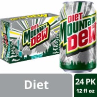 Diet Mountain Dew® Soda Cans Perspective: Main