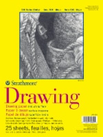 Strathmore 300 Series Drawing Paper Pad - 25 Sheet - White
