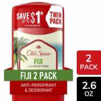 Old Spice for Men Antiperspirant Deodorant Invisible Solid Fiji Scent 2-Pack Perspective: Main
