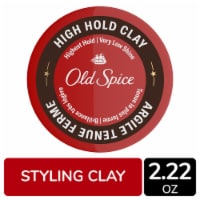 Old Spice Men's High Hold Hair Styling Clay, Highest Hold with Very Low Shine Perspective: Main