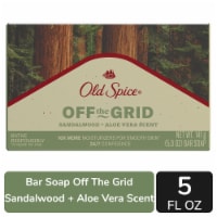 Old Spice Bar Soap with Off The Grid Sandalwood + Aloe Vera Scent Perspective: Main