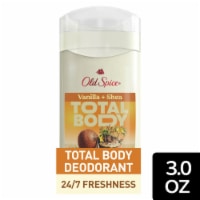 Old Spice GentleMan's Blend Aluminum Free Total Body Deodorant Vanilla + Shea Perspective: Main