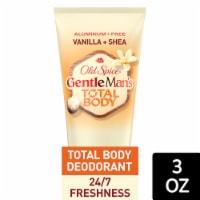 Old Spice GentleMan's Blend for Men Total Body Aluminum Free Cream Deodorant Vanilla + Shea Butter Perspective: Main